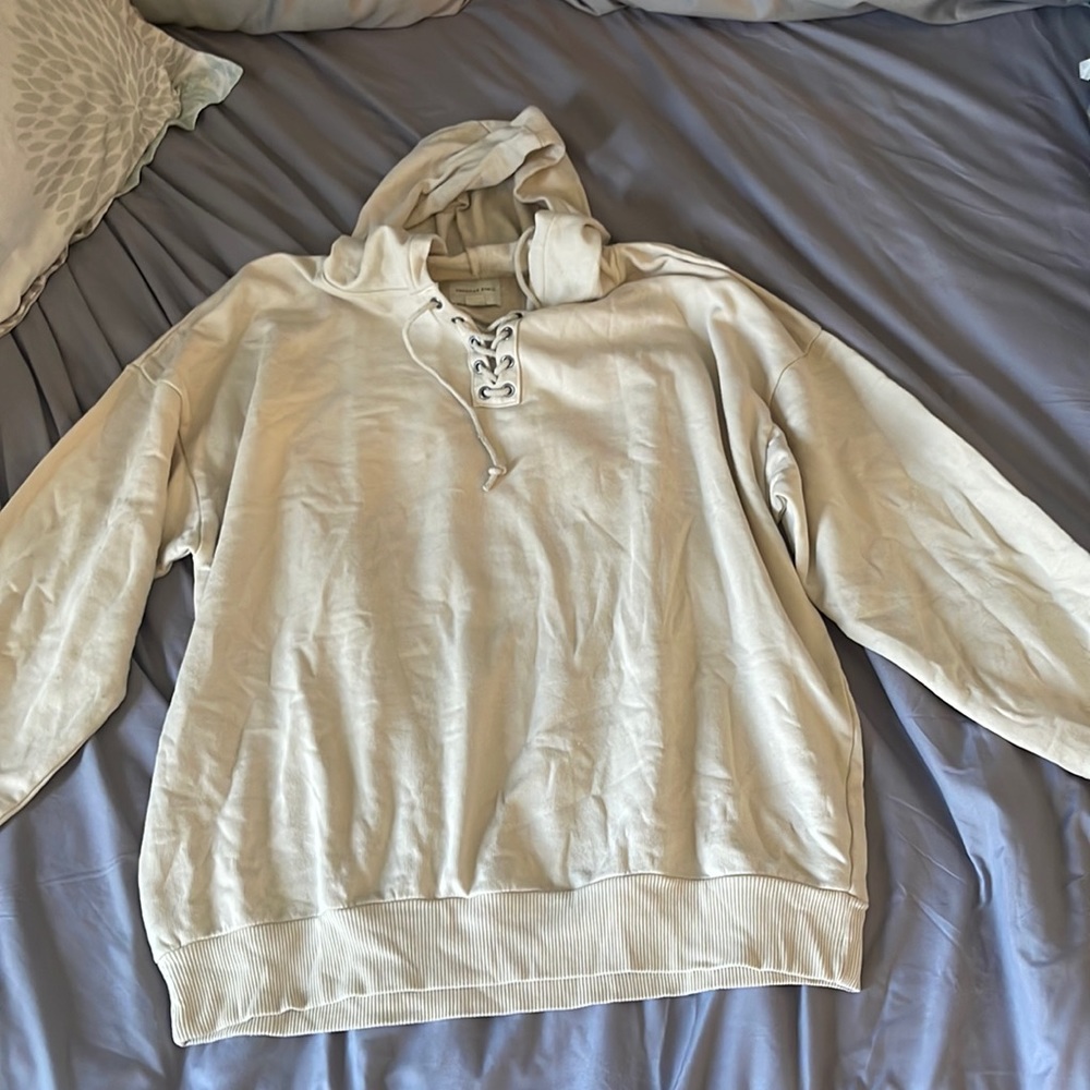 American Eagle hoodie (tan) NWT